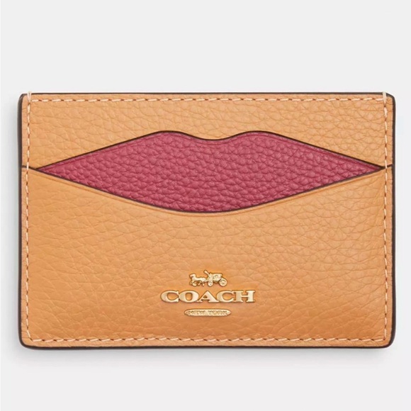 Coach Accessories - NWT COACH LIPS 👄 CARD HOLDER still in protective wrap